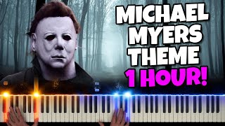 Michael Myers  Halloween Theme Piano amp Synth 1 HOUR [upl. by Kired]