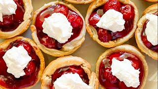 Mini Cherry Pie Recipe [upl. by Samoht359]