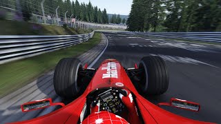 The F2004 at the Nürburgring Nordschleife is an ABSOLUTE MONSTER 😍 [upl. by Weatherley938]