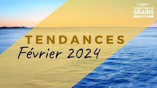 Tendances des prix du marché des grains  Février 2024 [upl. by Ramburt35]