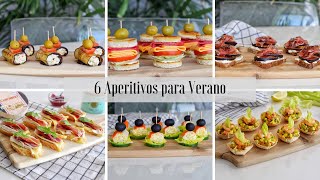 6 Aperitivos Fáciles y Deliciosos para Sorprender a tus Invitados en Verano  Recopilación DarixLAB [upl. by Dyke]