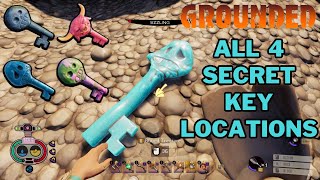 Grounded All 4 Secret Key Locations  Treasure Chest key locations [upl. by Elrae]