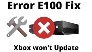 2021Xbox Update Glitch Fix Error E100 New Method [upl. by Yrelav]