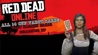 ALL 14 Cup Tarot Card Locations  Red Dead Online [upl. by Llewon]