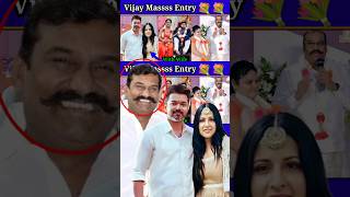 விஜய் தன் மனைவியுடம் Mass Entry😳 NepoleanSonMarriage Nepolean Dhanush Marriage ThalapathyVijay [upl. by Noivad841]