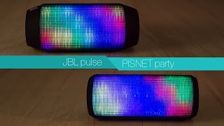 JBL Pulse vs Pisnet Party  Bluetooth Speaker [upl. by Atteynot346]