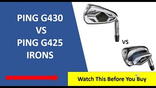 ✅ Ping G430 Vs Ping G425 Irons Review 2023 [upl. by Eilsek]