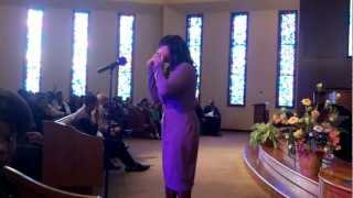 Brandie Sutton Sings quotLord How Come Me Herequot at the 2013 West End SDA Church Black History Program [upl. by Alyek]