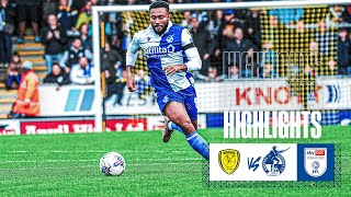 Match Highlights  Burton Albion v Bristol Rovers [upl. by Nerrawed]