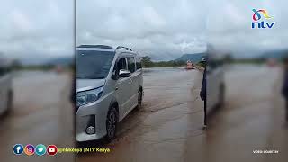 Transport on MombasaNairobi road hampered at Sultan Hamud after River Sultan broke its banks [upl. by Powe742]