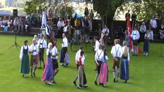 Austrian traditional folk dance Marschierboarischer  Eiswalzer  Böhmerwaldlandler [upl. by Arty172]