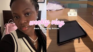 WEEKLY VLOG  nursing school errands hauls etc [upl. by Norac]