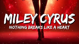 Mark Ronson  Nothing Breaks Like a Heart Lyrics ft Miley Cyrus [upl. by Alfeus]