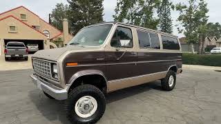 1981 ford econoline château 4x4 van for sale [upl. by Ahselaf]