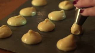 White Chocolate Orange And Ginger Profiteroles  delicious Magazine [upl. by Abas]