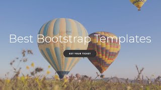 Best Bootstrap Templates  Free HTML Website Templates [upl. by Lhamaj]