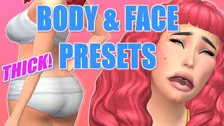 BOTOX REALISTIC BEST BODY amp FACE MODS FOR THE SIMS 4  LINKS [upl. by Einaeg]