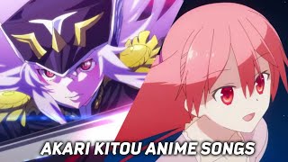 My Top Akari Kitou Anime Songs [upl. by Shultz]