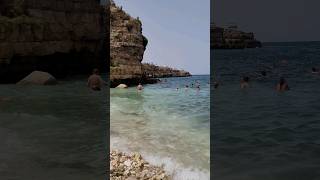 🇮🇹Polignano a Mare Lama Monachile beachitaly travel [upl. by Meaghan98]