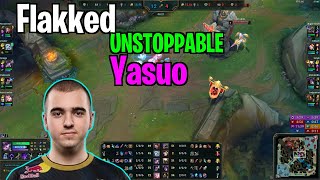 🔍 Flakked UNSTOPPABLE Yasuo in Challenger EUROPE 🌟 [upl. by Ibbetson]