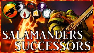 SALAMANDERS SUCCESSOR CHAPTERS  Promethean Emancipators  Warhammer 40k Lore [upl. by Meenen]