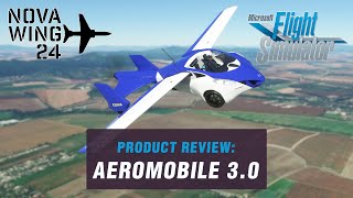 AeroMobil 30  Microsoft Flight Simulator AddOn Review [upl. by Irisa]