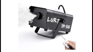 LURT Fog Machine 500W Mini Smoke machine with Wireless Remote Control and Auto Mode [upl. by Ck173]