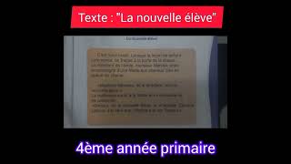 Texte La nouvelle élèvequotmodule14ème année primaire [upl. by Dygall]