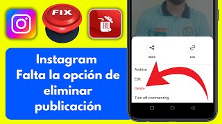 Falta la opción para eliminar publicaciones en Instagram Consejos de Instagram [upl. by Adnwahsar]