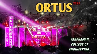 VARDHAMAN COLLEGE OF ENGINEERING  ORTUS 2023  LIVE CONCERT vardhamancollegrofengineering vmeg [upl. by Nilved758]