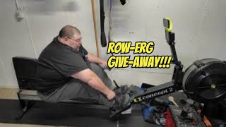 Concept 2 rowerg give away LETS Row Along together [upl. by Marlowe165]