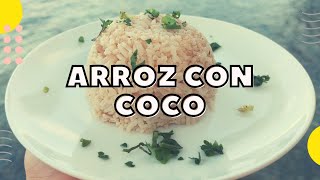 Arroz con coco  Receta paso a paso [upl. by Genevra]