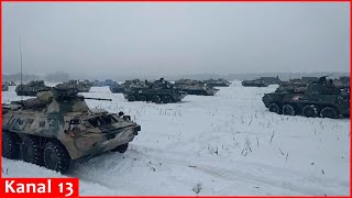 Russians abandon entire tank regiment to escape from Krynky area [upl. by Hurlow]