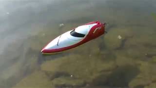 RC Speedboot Thunderboat ferngesteuertes Schiff Sportboot Rennboot H106 [upl. by Omlesna]