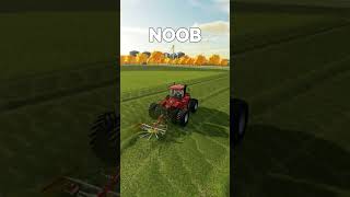 Casual vs Pro Windrowing farmingsimulator22 fs22 [upl. by Efron]