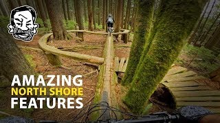 Riding Insane amp Beautiful North Shore MTB features [upl. by Laurence]