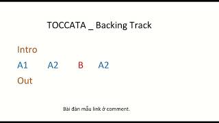 TOCCATA  Paul Mauriat  Backing Track [upl. by Yrelle]