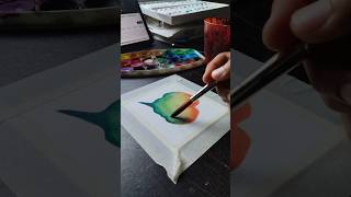 Watercolor 🍁painting 🍂🖌️youtubeshorts ytshorts sketchdrawing painting watercolorart art [upl. by Eizzo]