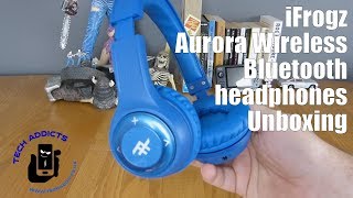 iFrogz Aurora Wireless Bluetooth headphones Unboxing [upl. by Muscolo]