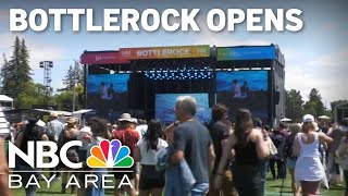 BottleRock Napa Valley kicks off with big names in music food and spirits [upl. by Rheims]