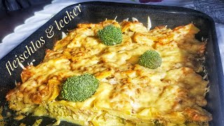 Brokkoli Auflauf mit Kartoffeln Broccoli Potatoes Casserole Vegetarian Recipe [upl. by Nahtaoj809]