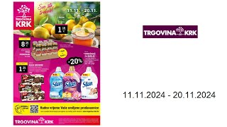 Trgovina Krk katalog HR  1111  20112024 [upl. by Tanhya]