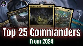 Top 25 Commanders of 2024 mtg [upl. by Sorodoeht166]