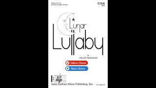 Lunar Lullaby by Jacob Narverud TTBB Choir with Piano [upl. by Chas]