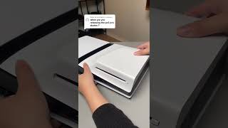 How to install the PS5 Slim Disc into the PS5 Pro ps5slim ps5pro playstation [upl. by Moorefield]