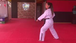 Taekwondo  Poomsae 6 Taegeuk Yook Jang MaviKırmızı Kuşak  Slowmotion [upl. by Abel]