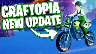 CRAFTOPIA NEW UPDATE IS HUGE  New Biome New Boss New Vehicles [upl. by Palmer]