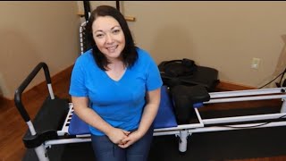 AeroPilates VERY BEGINNER Workout 1  AeroPilates Pilates Reformer Workout [upl. by Jaela]