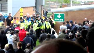 Burton v Grimsby 080510 Trouble Flares Up [upl. by Halle]