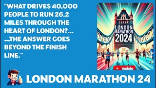 London Marathon 2024 Epic Highlights 🏃‍➡️ [upl. by Alvera]